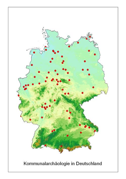Kommunalarch&auml;ologien in Deutschland, Abb.: Verband der Landesarch&auml;ologen